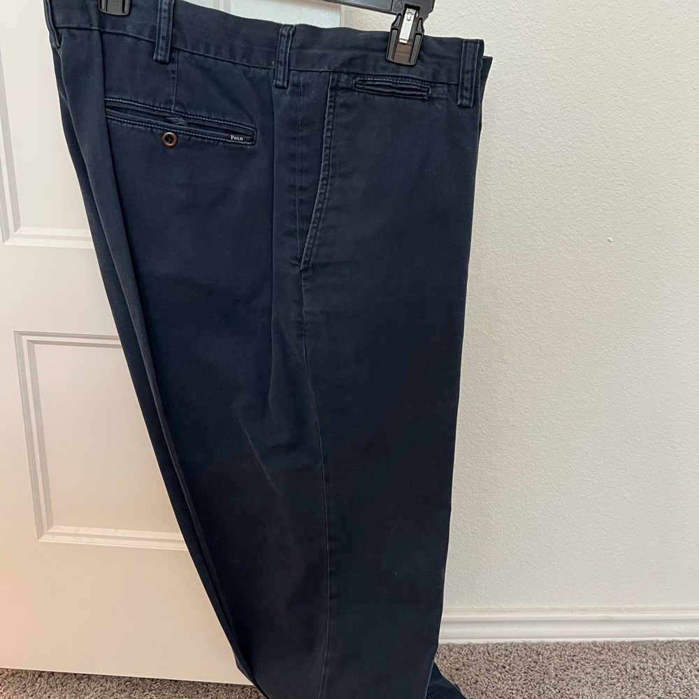 Polo by Ralph Lauren Men’s Suffield Pant Navy Blue 38/30 100% Cotton